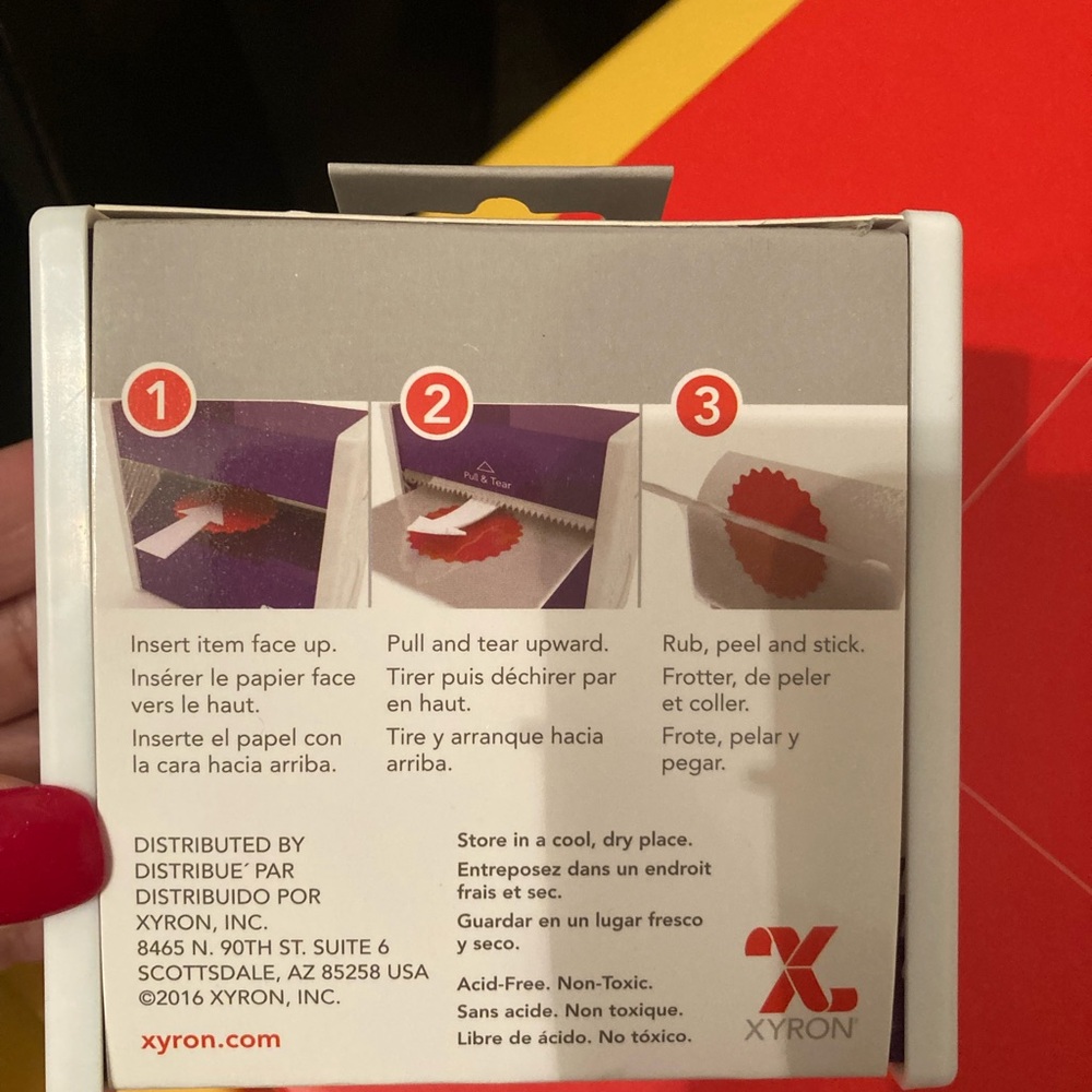 Xyron Purple Sticker Maker - Picture 3 of 5